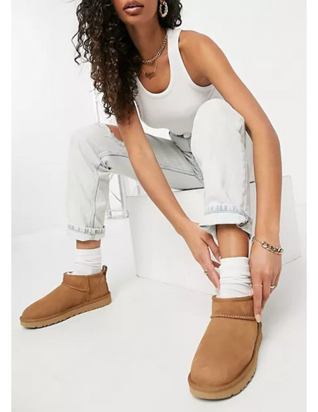 UGG CLASSIC ULTRA MINI CHESTNUT