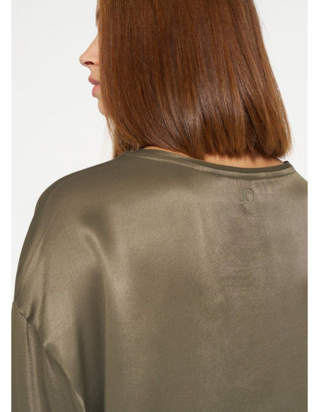 10DAYS CAMISETA SATEN VERDE