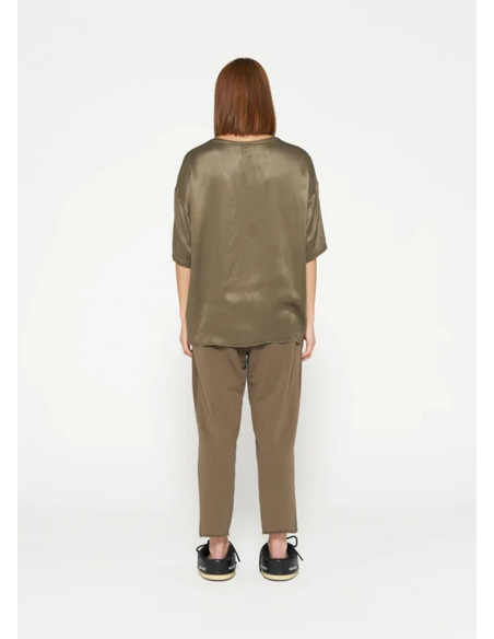 10DAYS CAMISETA SATEN VERDE