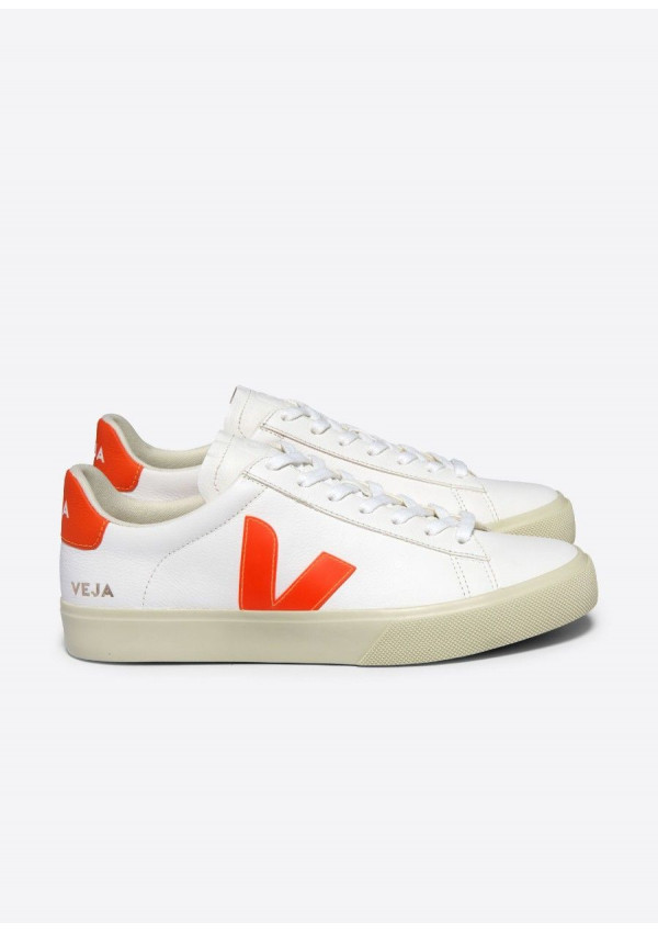 VEJA CAMPO EXTRA WHITE ORANGE FLUO