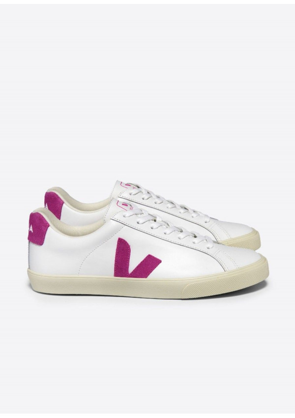 VEJA ESPLAR LEATHER EXTRA WHITE ULTRAVIOLET