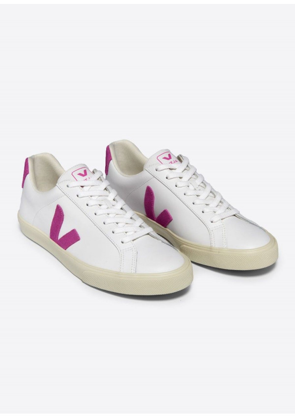 VEJA ESPLAR LEATHER EXTRA WHITE ULTRAVIOLET