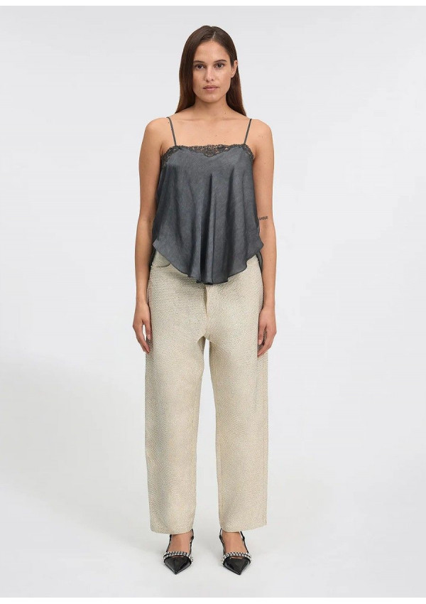 MES DEMOISELLES PANTALON CREME CRUDO